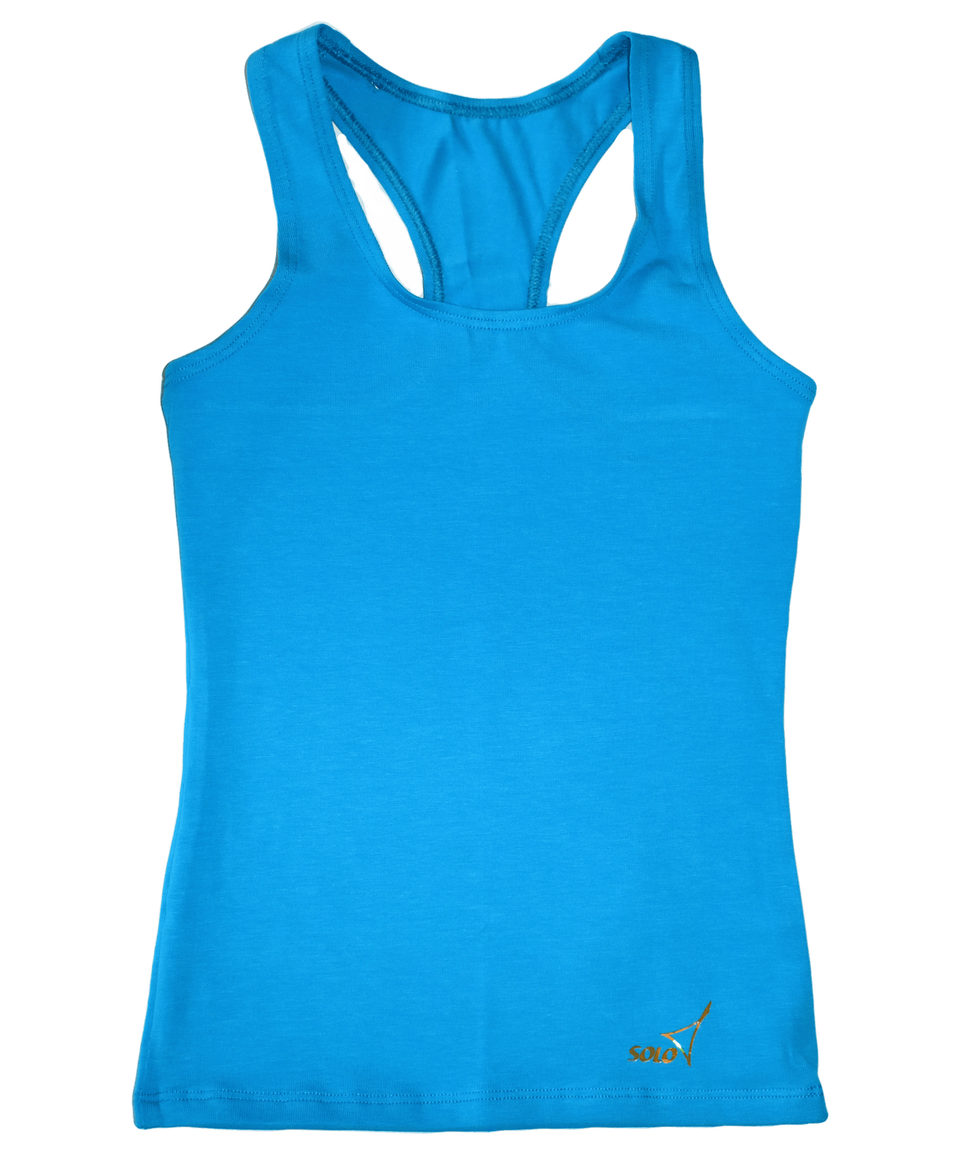 Solo turkoosi treenitoppi