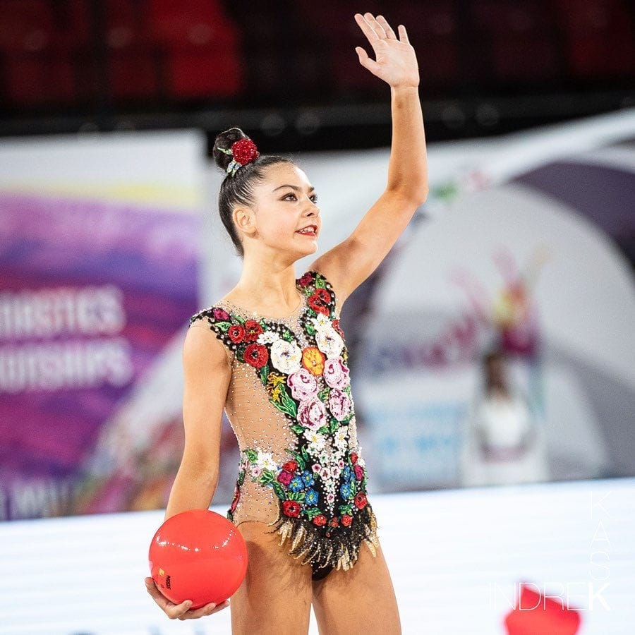 Lala Kramarenko, ryminen voimistelu, photo Indrek Kask